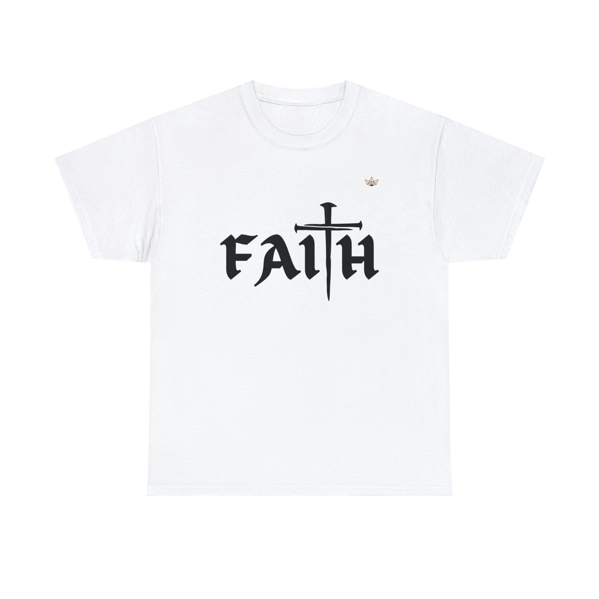 Faith - Men Heavy Cotton T-Shirt