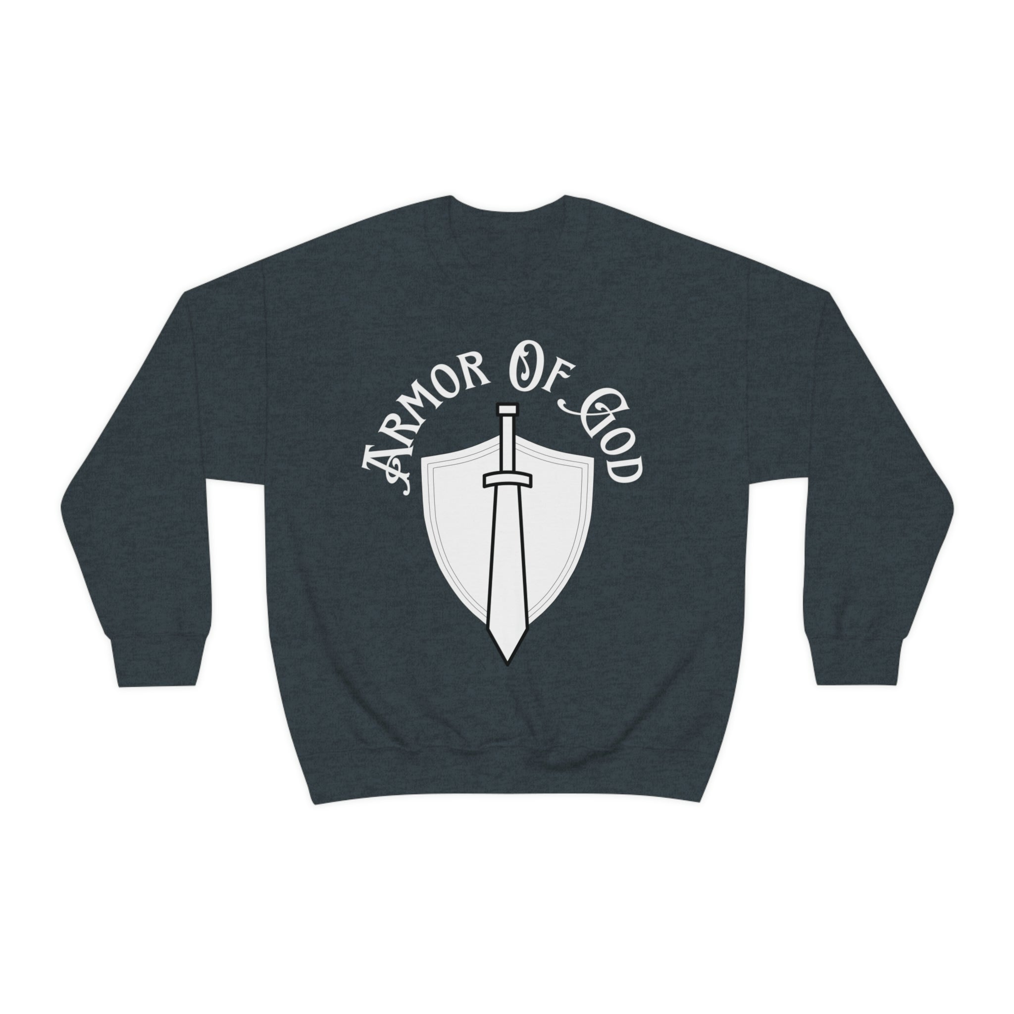 Armor Of God - Women Heavy Blend Crewneck Sweatshirt