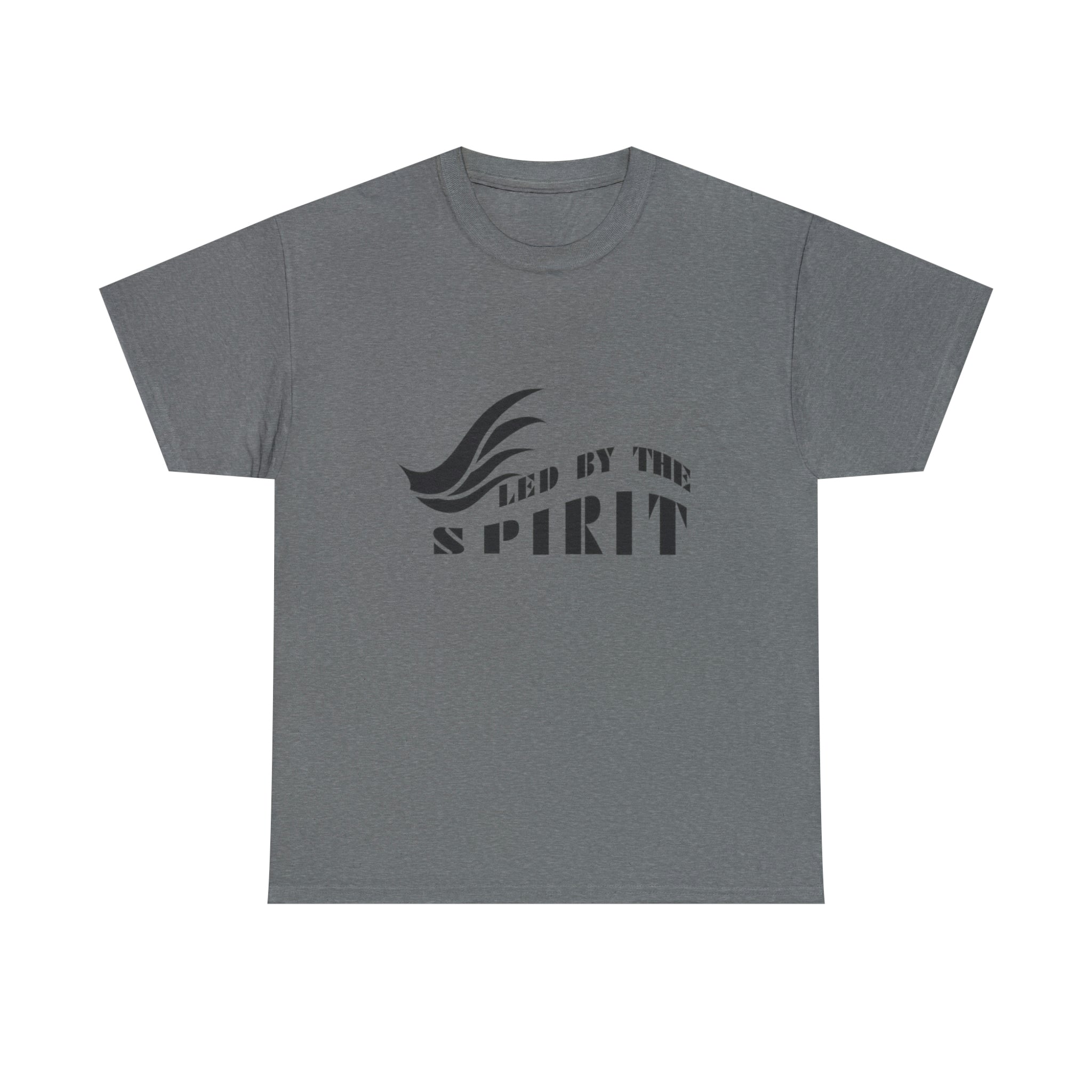 Led By The Spirit - Men Heavy Cotton T-Shirt